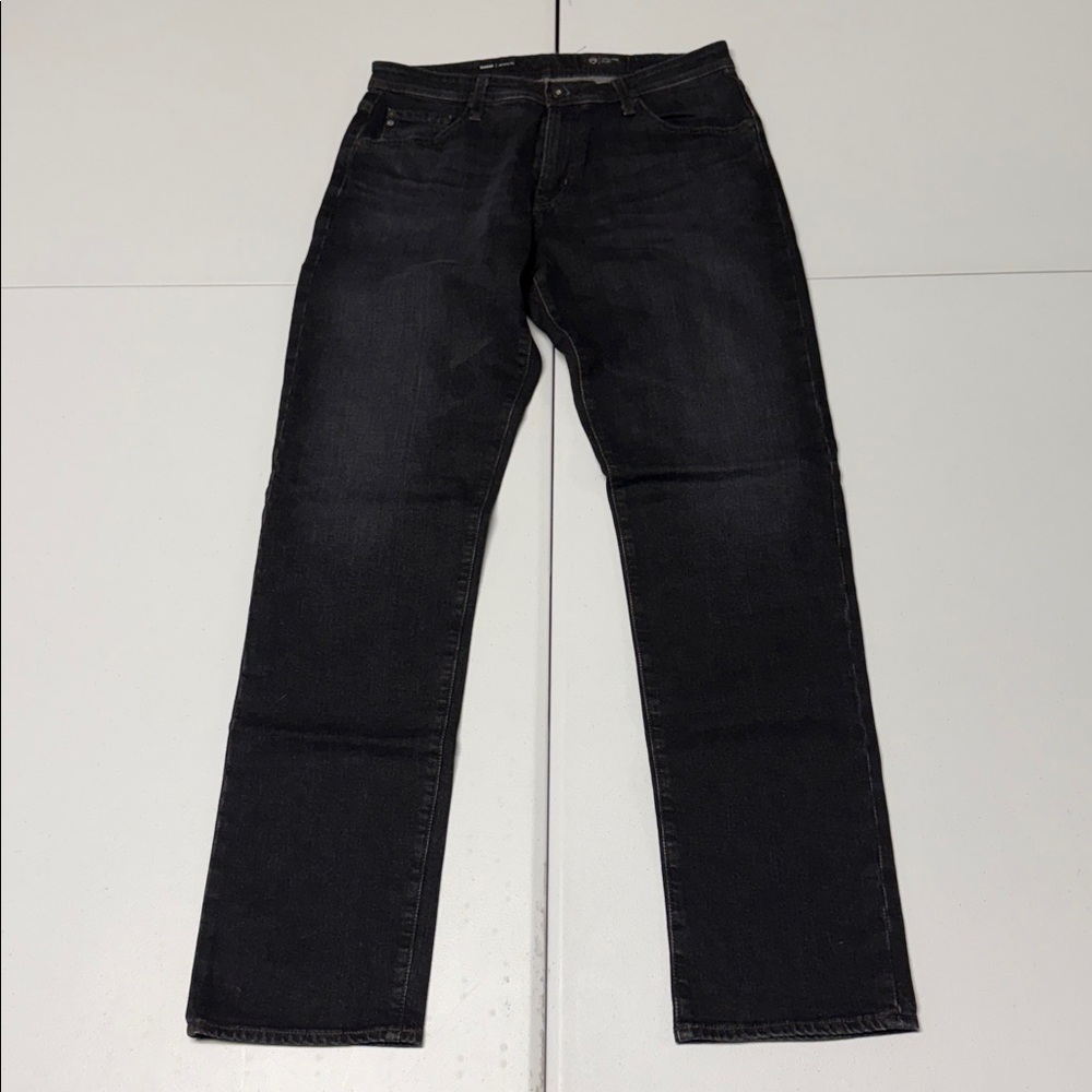 Stylish AG Denim Black Jeans (Owen’s Athletic Fit)